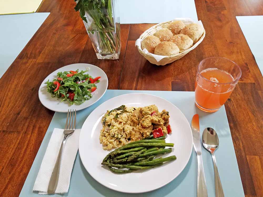 Our delicious meals, tailored to each resident’s health needs, include both vegetarian and vegan options.